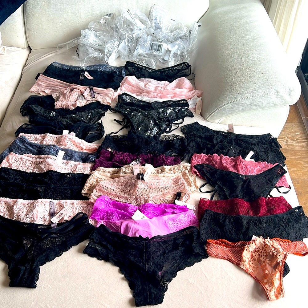 Victoria Secret Brand New panties size small 35 pairs tags on or just unwrapped